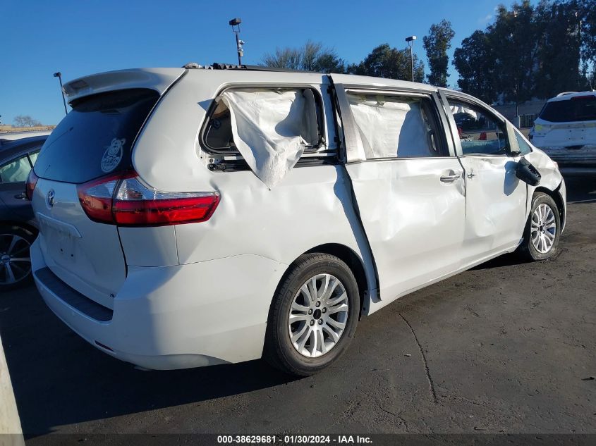 2017 TOYOTA SIENNA XLE 7 PASSENGER - 5TDYZ3DC7HS819529