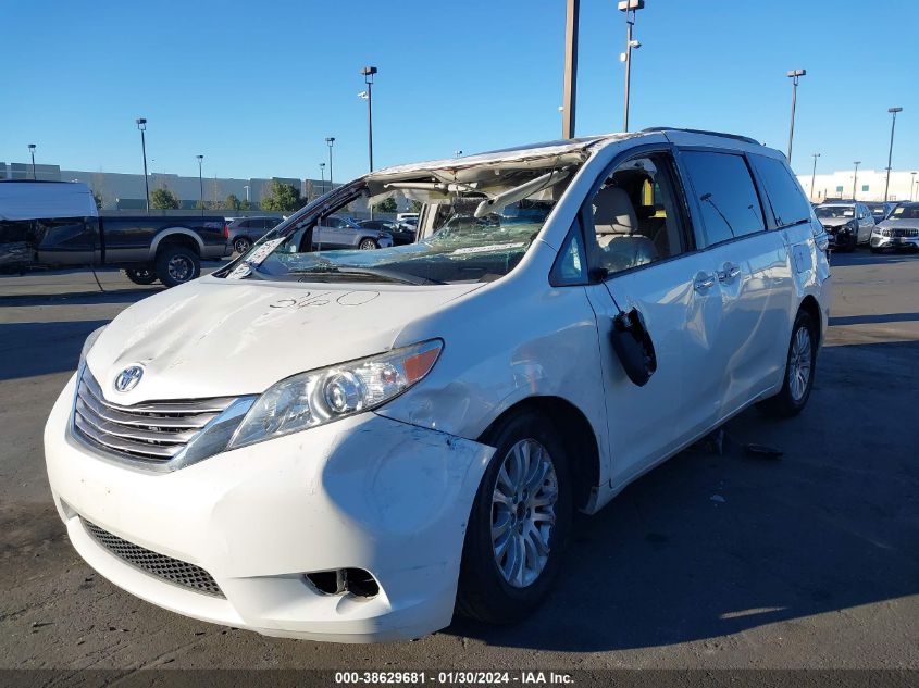 2017 TOYOTA SIENNA XLE 7 PASSENGER - 5TDYZ3DC7HS819529