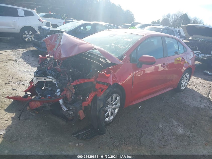 VIN 5YFEPMAE8MP183646 2021 TOYOTA COROLLA LE