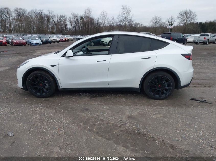 2021 TESLA MODEL Y LONG RANGE DUAL MOTOR ALL-WHEEL DRIVE - 5YJYGDEE9MF060392