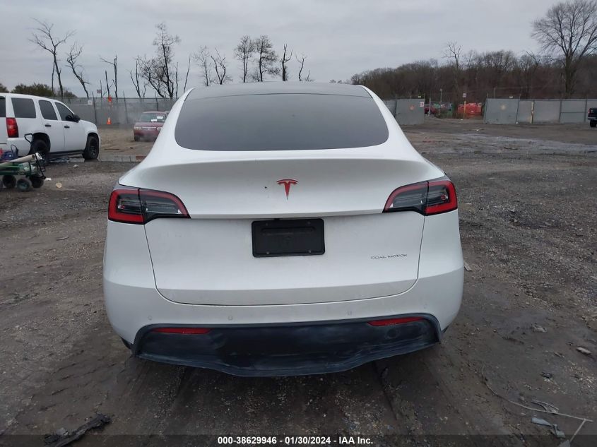 2021 TESLA MODEL Y LONG RANGE DUAL MOTOR ALL-WHEEL DRIVE - 5YJYGDEE9MF060392