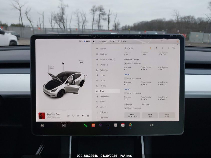 2021 TESLA MODEL Y LONG RANGE DUAL MOTOR ALL-WHEEL DRIVE - 5YJYGDEE9MF060392