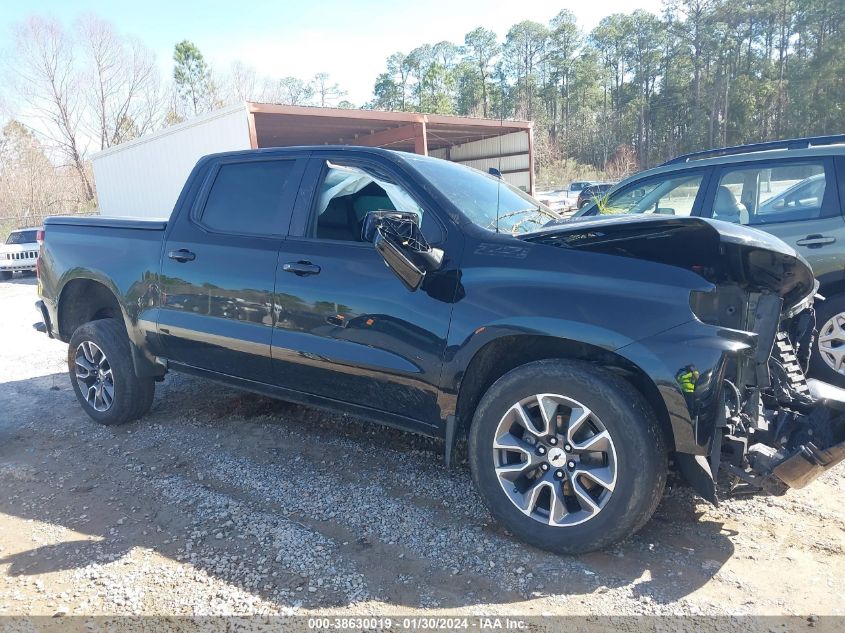 2021 CHEVROLET SILVERADO 1500 4WD  SHORT BED RST - 3GCUYEET1MG315868