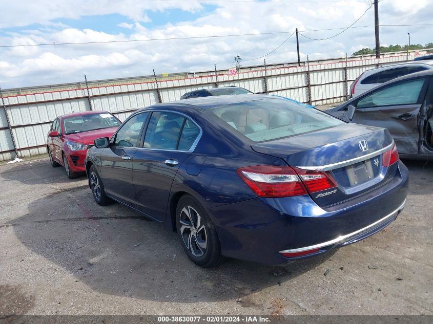 2016 HONDA ACCORD LX - 1HGCR2F33GA124155