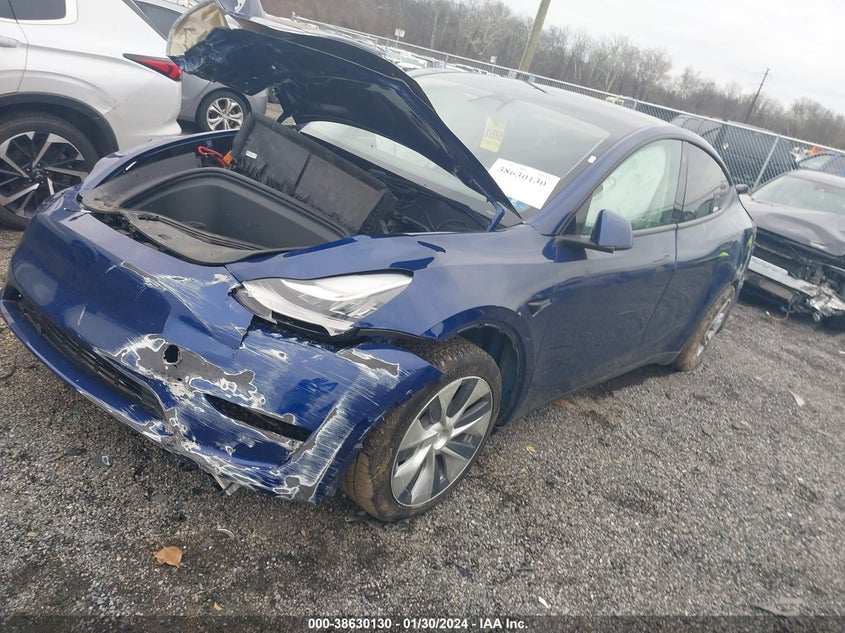 VIN 5YJYGDEE9MF261936 2021 TESLA MODEL Y