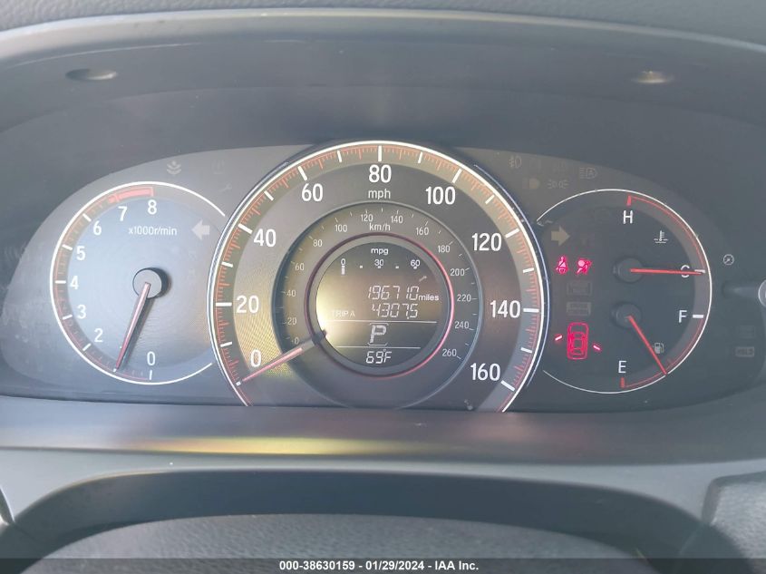 2016 HONDA ACCORD SPORT - 1HGCR2F55GA132338
