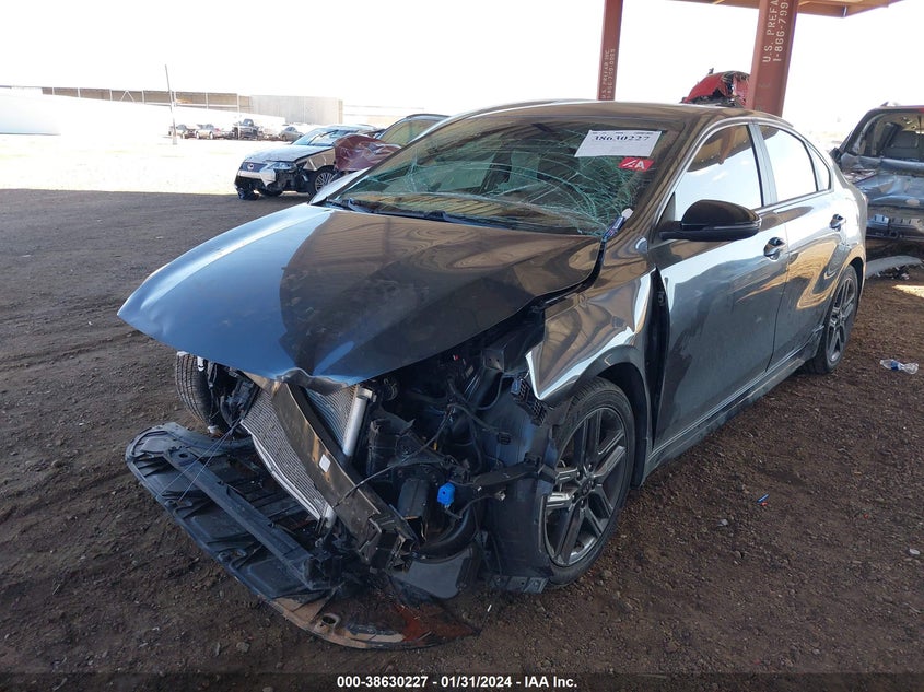 VIN 3KPF34ADXME360867 2021 KIA FORTE GT LINE