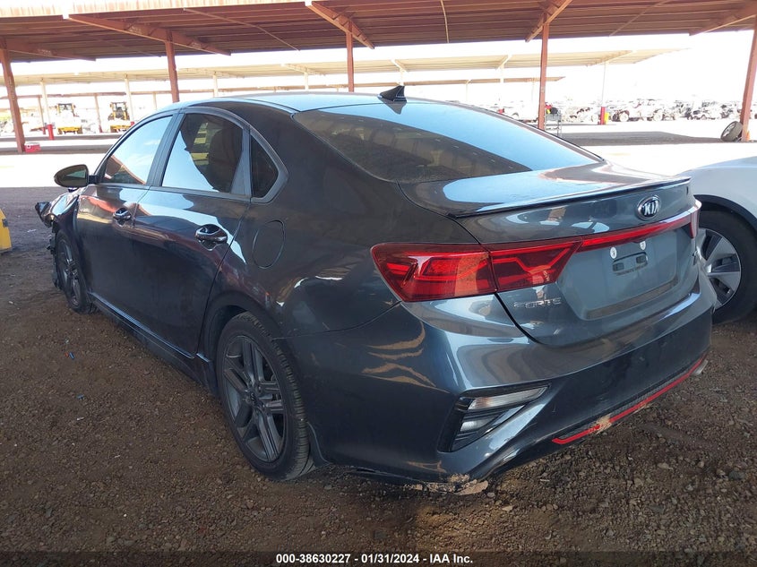 VIN 3KPF34ADXME360867 2021 KIA FORTE GT LINE