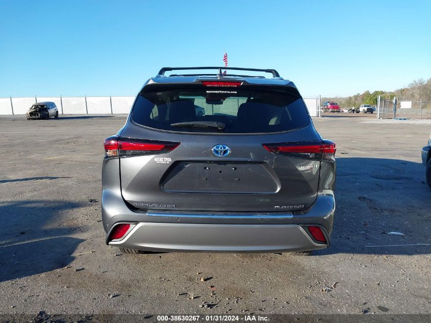 2024 TOYOTA HIGHLANDER HYBRID PLATINUM - 5TDFARAH3RS023668