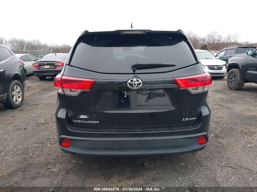 2019 TOYOTA HIGHLANDER LE PLUS - 5TDBZRFH4KS966237