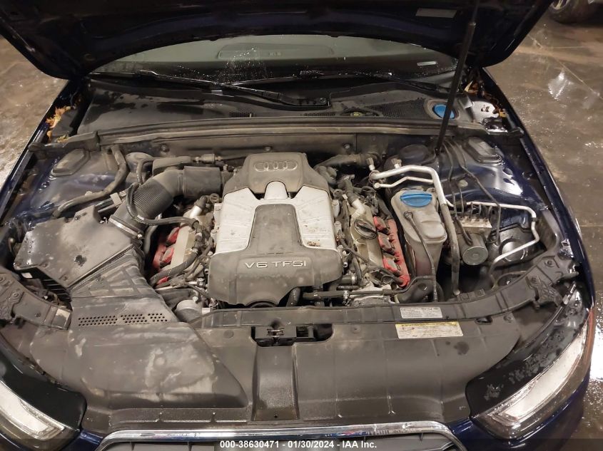 2013 AUDI S4 3.0T PREMIUM PLUS - WAUBGAFLXDA144440