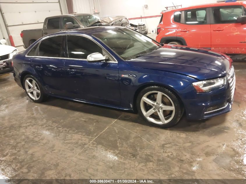 2013 AUDI S4 3.0T PREMIUM PLUS - WAUBGAFLXDA144440