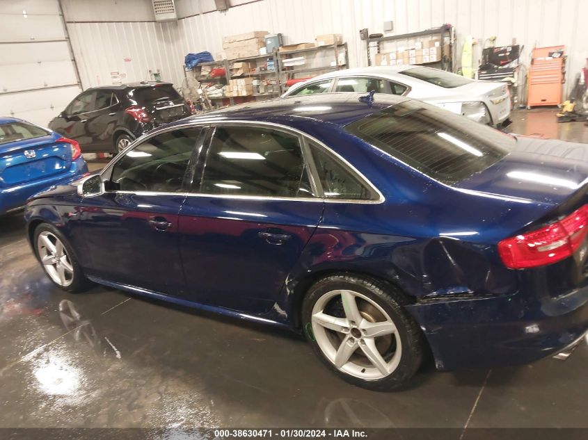 2013 AUDI S4 3.0T PREMIUM PLUS - WAUBGAFLXDA144440