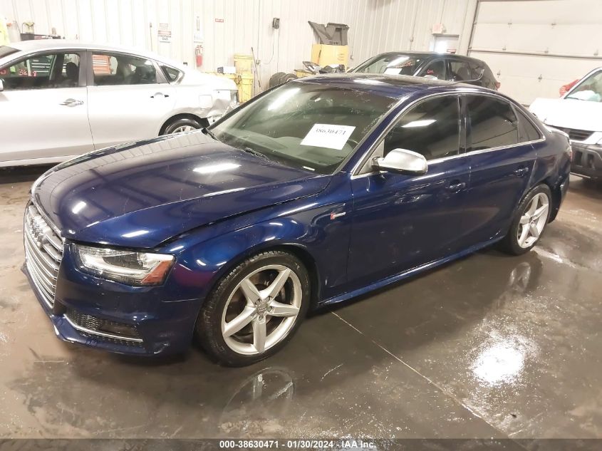 2013 AUDI S4 3.0T PREMIUM PLUS - WAUBGAFLXDA144440
