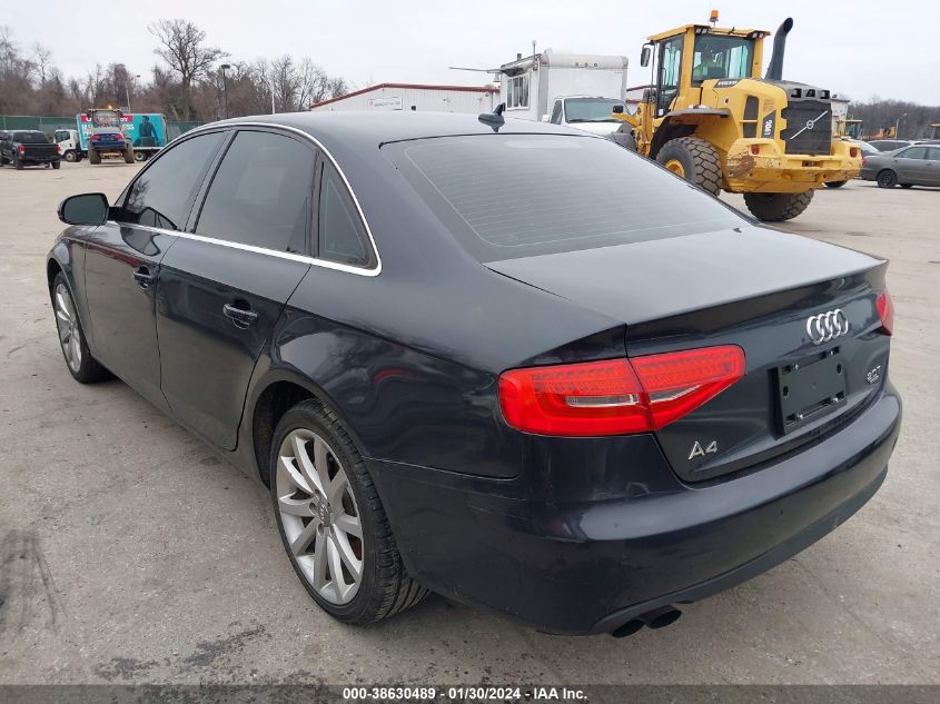 2013 AUDI A4 2.0T PREMIUM - WAUFFAFL3DA092055