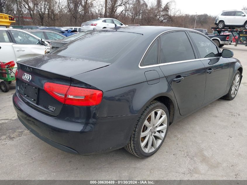 2013 AUDI A4 2.0T PREMIUM - WAUFFAFL3DA092055