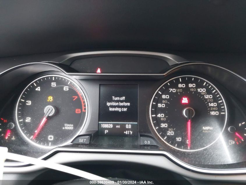 2013 AUDI A4 2.0T PREMIUM - WAUFFAFL3DA092055