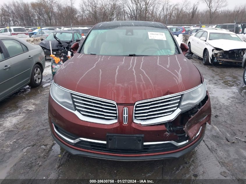 2016 LINCOLN MKX RESERVE - 2LMTJ6LP2GBL23187