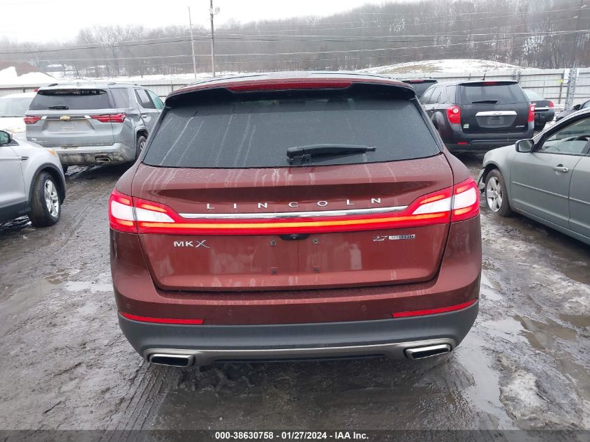 2016 LINCOLN MKX RESERVE - 2LMTJ6LP2GBL23187