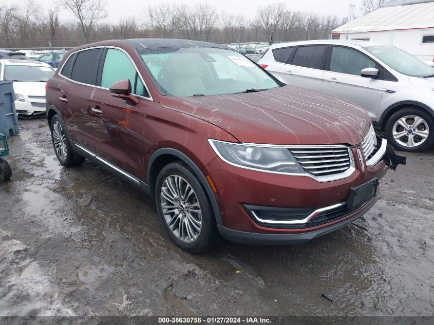 2016 LINCOLN MKX RESERVE - 2LMTJ6LP2GBL23187