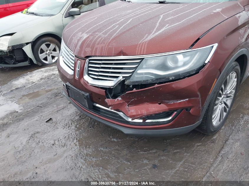 2016 LINCOLN MKX RESERVE - 2LMTJ6LP2GBL23187