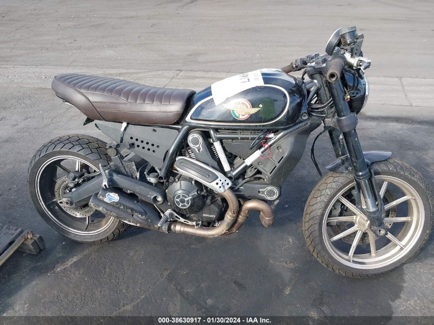 2017 DUCATI SCRAMBLER 800 ZDM15ANMXHB021109