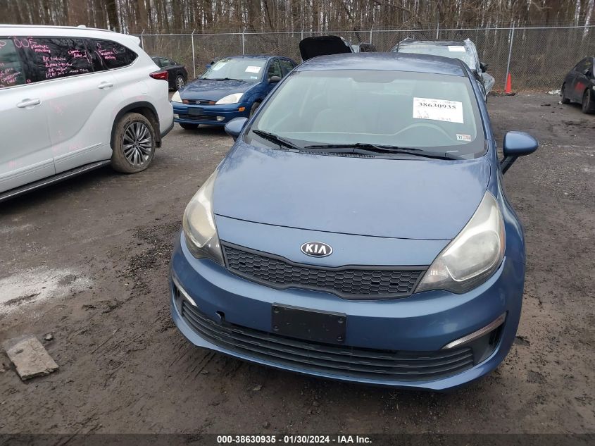 2016 KIA RIO LX - KNADM4A38G6553943