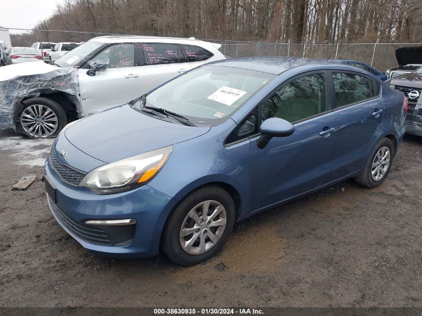 2016 KIA RIO LX - KNADM4A38G6553943