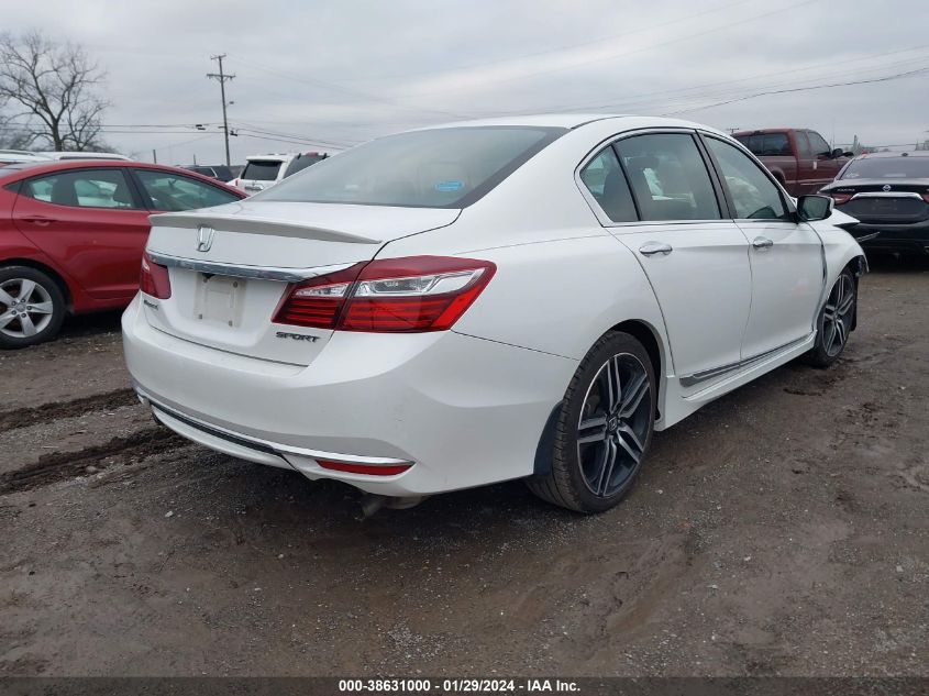 2016 HONDA ACCORD SPORT - 1HGCR2F52GA192349