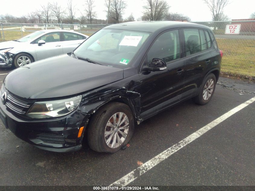 2014 VOLKSWAGEN TIGUAN S - WVGAV3AX0EW625775