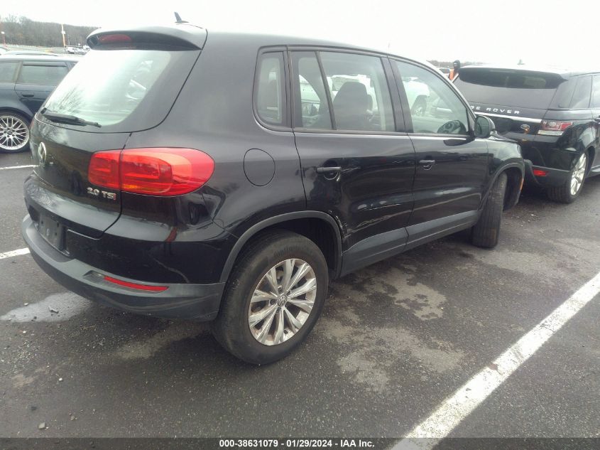 2014 VOLKSWAGEN TIGUAN S - WVGAV3AX0EW625775