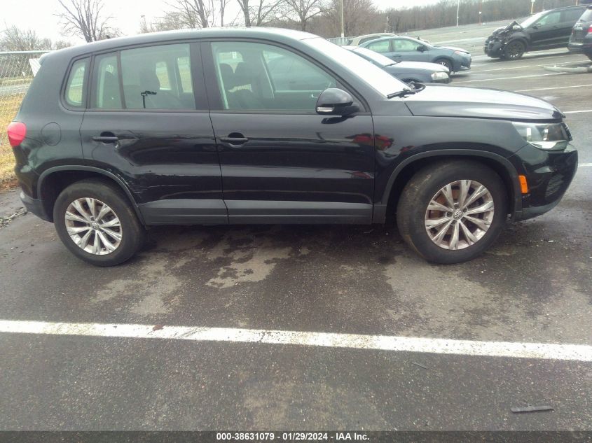 2014 VOLKSWAGEN TIGUAN S - WVGAV3AX0EW625775