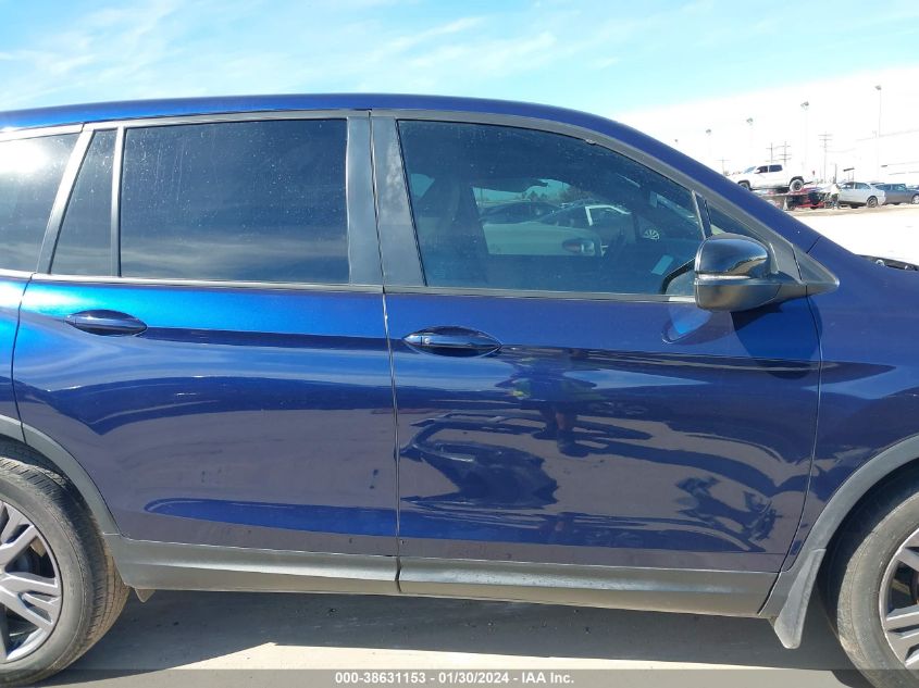 2021 HONDA PASSPORT 2WD EX-L - 5FNYF7H56MB013269