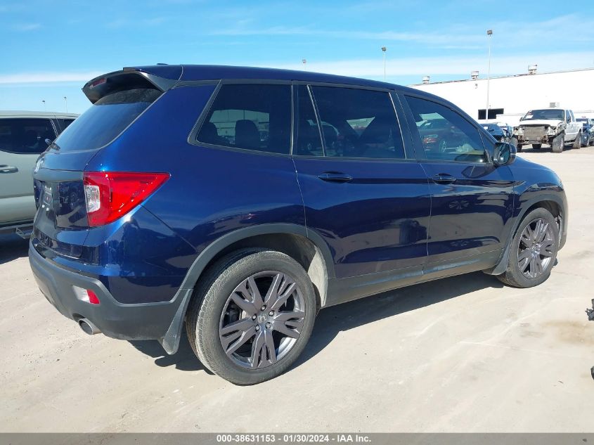 2021 HONDA PASSPORT 2WD EX-L - 5FNYF7H56MB013269