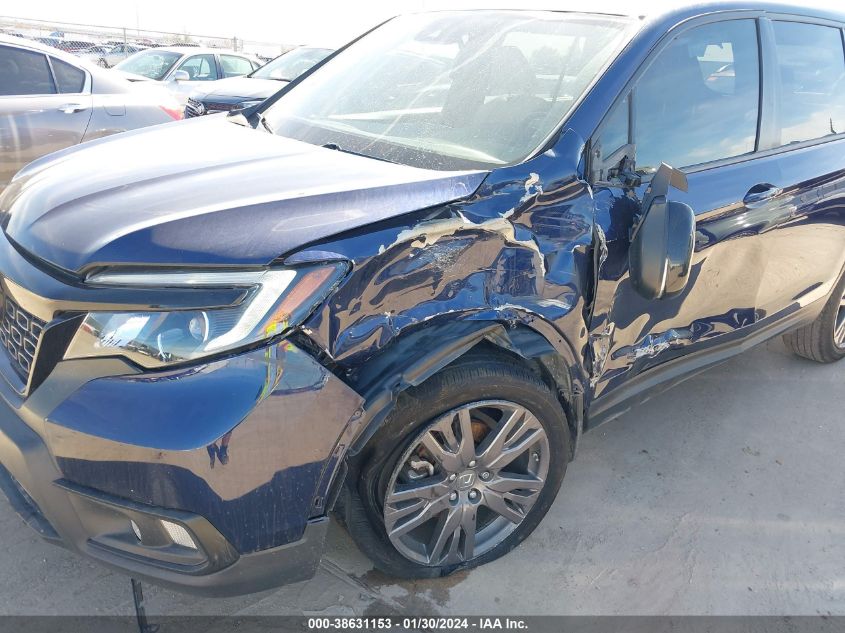 2021 HONDA PASSPORT 2WD EX-L - 5FNYF7H56MB013269