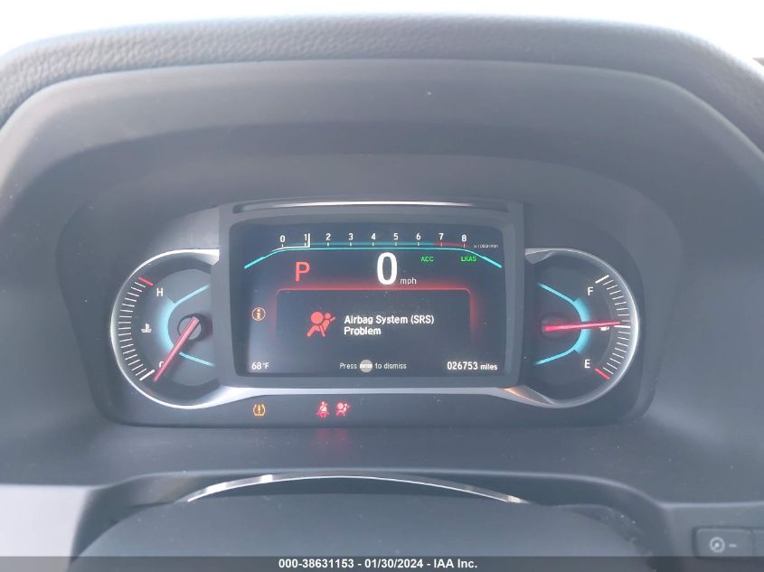 2021 HONDA PASSPORT 2WD EX-L - 5FNYF7H56MB013269
