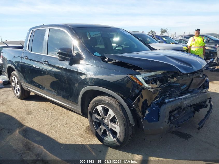 2018 HONDA RIDGELINE RTL-T - 5FPYK2F69JB001808