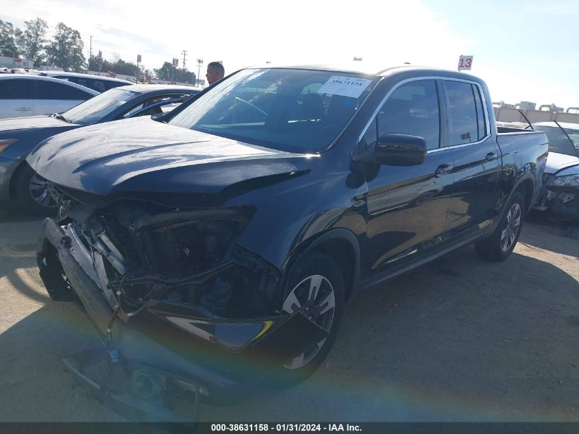 2018 HONDA RIDGELINE RTL-T - 5FPYK2F69JB001808