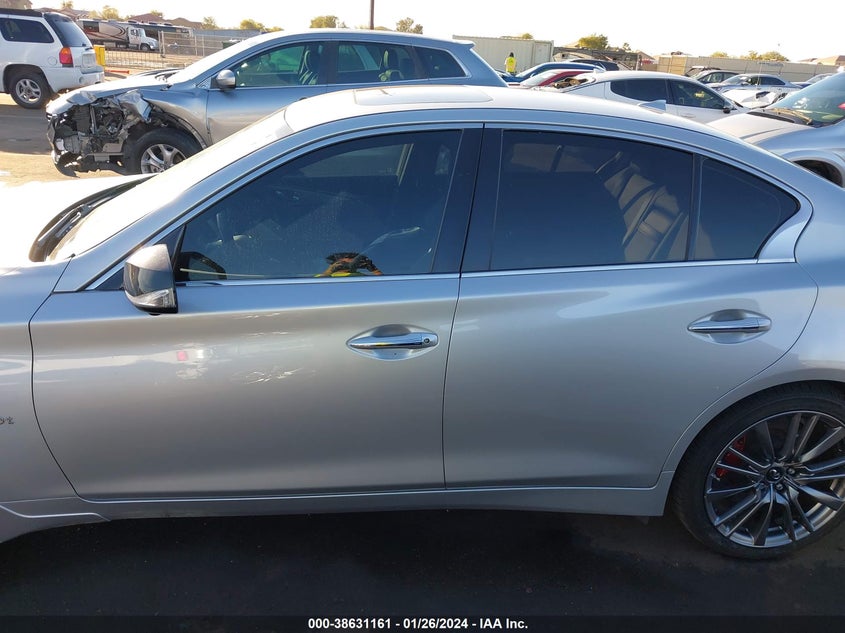 VIN JN1FV7AP5JM461725 2018 INFINITI Q50 3.0T RED SPORT 400