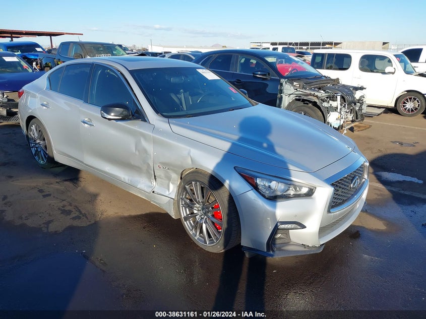 VIN JN1FV7AP5JM461725 2018 INFINITI Q50 3.0T RED SPORT 400