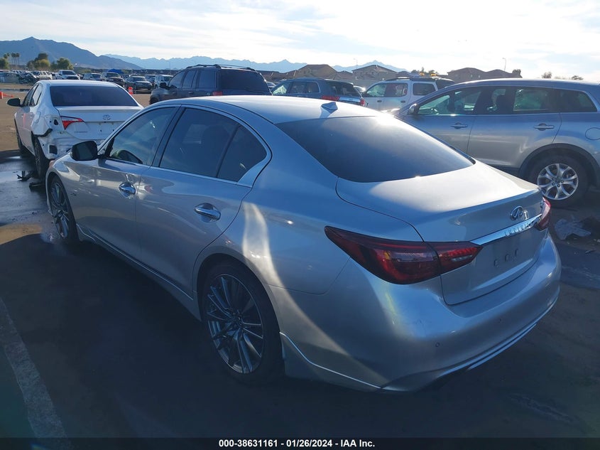VIN JN1FV7AP5JM461725 2018 INFINITI Q50 3.0T RED SPORT 400