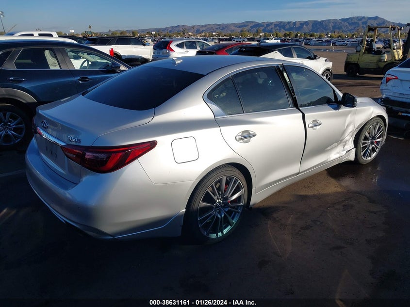 VIN JN1FV7AP5JM461725 2018 INFINITI Q50 3.0T RED SPORT 400