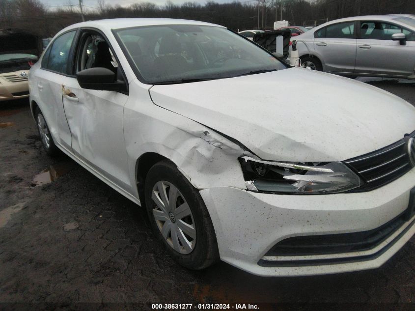2015 VOLKSWAGEN JETTA 2.0L S - 3VW2K7AJ0FM306301