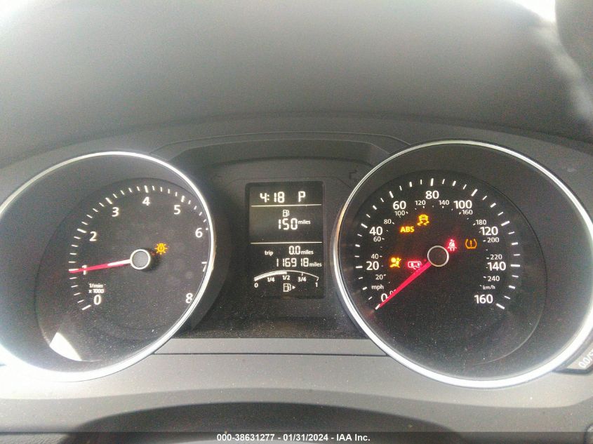 2015 VOLKSWAGEN JETTA 2.0L S - 3VW2K7AJ0FM306301
