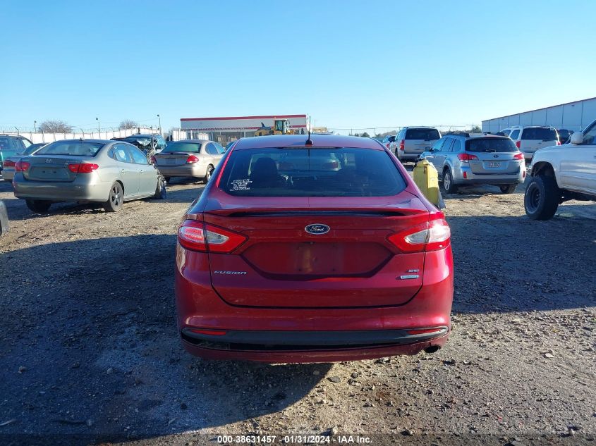 2016 FORD FUSION SE - 3FA6P0HD8GR148376