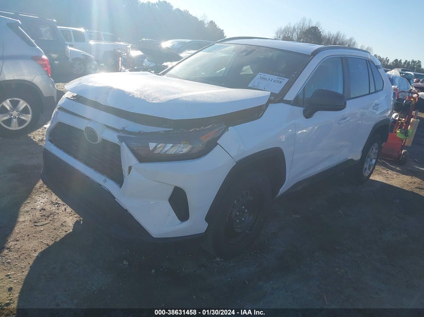 VIN 2T3H1RFV3MC152445 2021 TOYOTA RAV4 LE