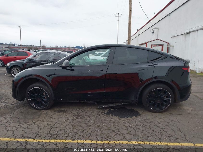 2021 TESLA MODEL Y LONG RANGE DUAL MOTOR ALL-WHEEL DRIVE - 5YJYGDEEXMF078206