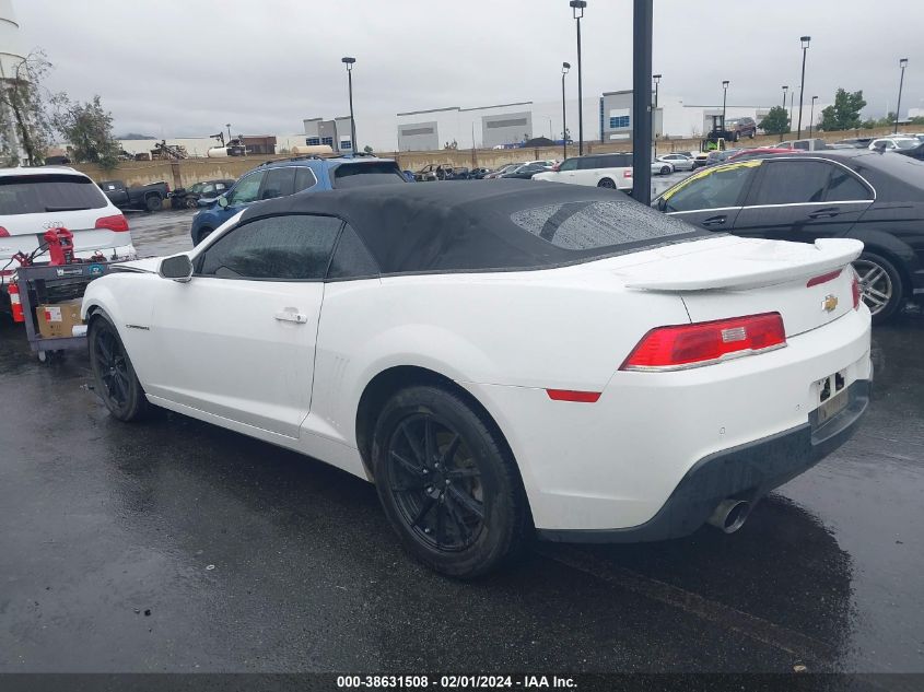 2014 CHEVROLET CAMARO 1LT - 2G1FB3D34E9273085