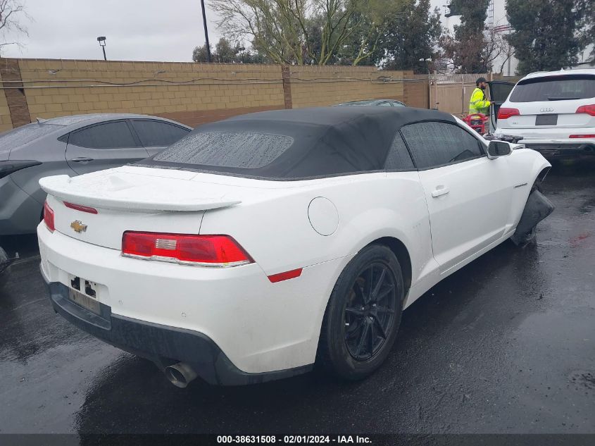 2014 CHEVROLET CAMARO 1LT - 2G1FB3D34E9273085