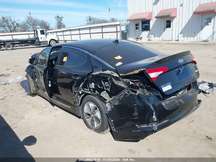 2013 KIA OPTIMA HYBRID LX - KNAGM4AD1D5043540